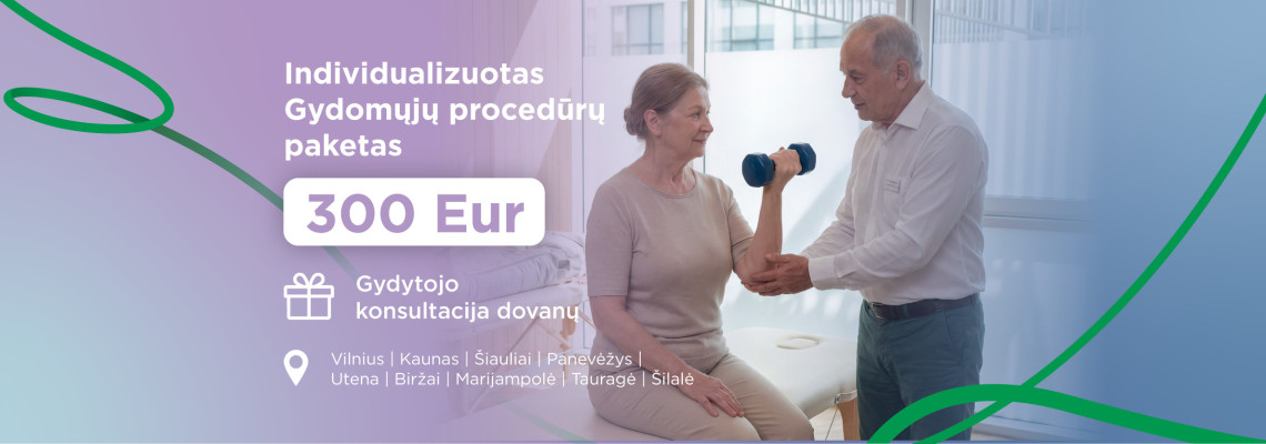 Individualizuota gydymo programa sumai + gydytojo konsultacija dovanų