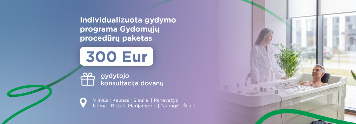 Individualizuota gydymo programa sumai + gydytojo konsultacija dovanų